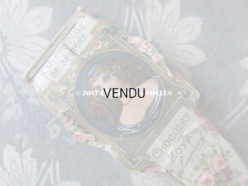 画像3: 1900年代 アンティーク 『マルキーズ・ ドゥ・セヴィニエ』のファン - MARQUISE DE SEVIGNE PARIS -