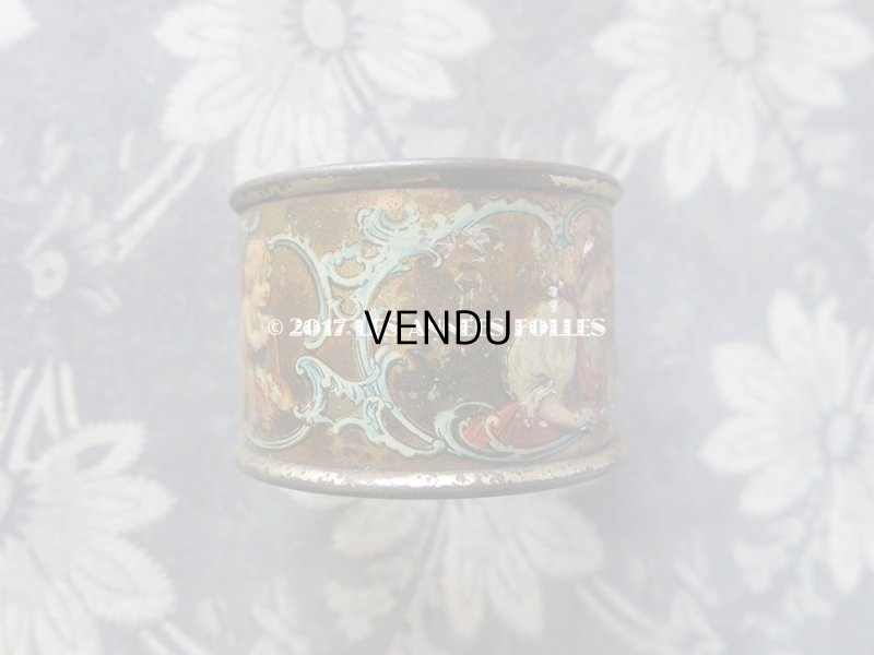 画像5: 19世紀末 アンティーク  天使のナプキンリング メタル製 ルーブル百貨店 - AU LOUVRE PARIS -