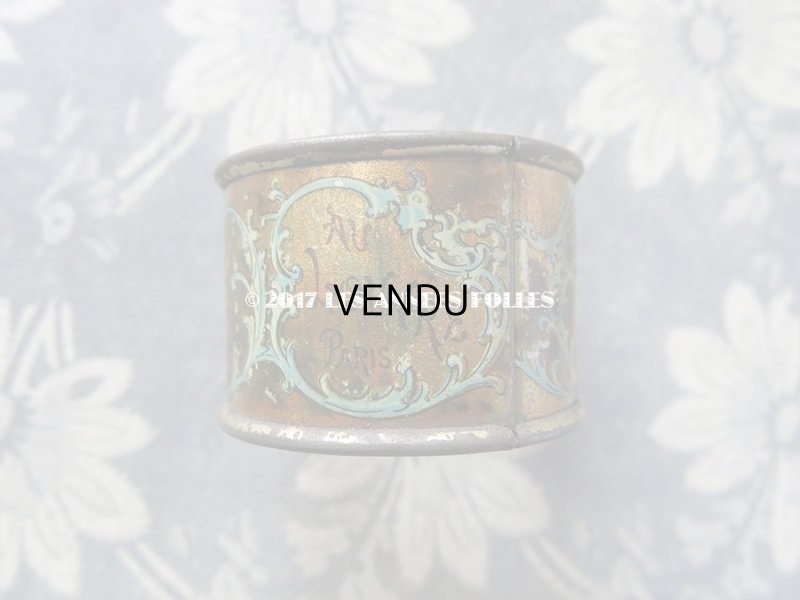 画像3: 19世紀末 アンティーク  天使のナプキンリング メタル製 ルーブル百貨店 - AU LOUVRE PARIS -