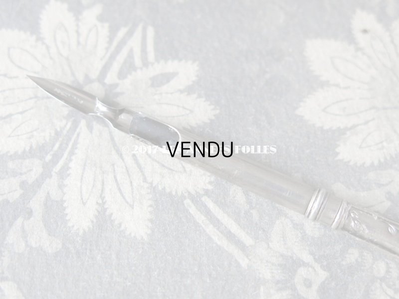画像8: 1900年代 アンティーク 薔薇のペン軸 シルバー製