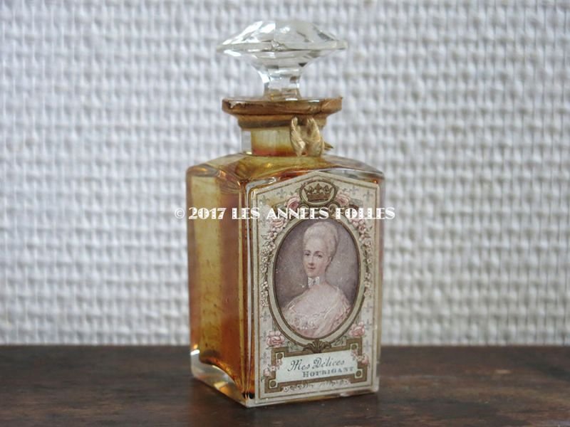 画像5: 1904年 アンティーク パフュームボトル バカラ社 クリスタル製 マリーアントワネット MES DELICES - HOUBIGANT PARIS -