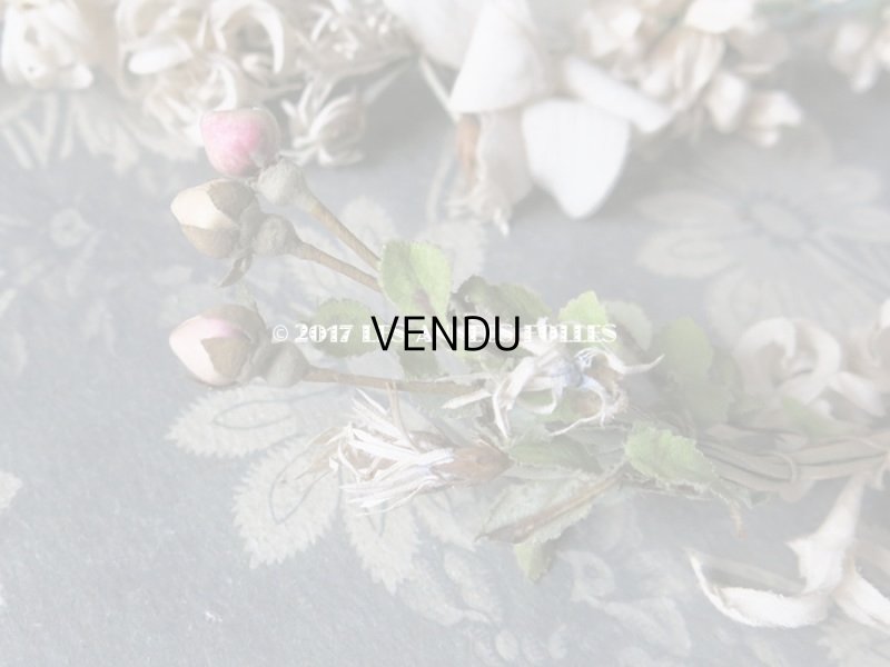 画像13: 19世紀 アンティーク ナポレオン3世時代 草花のヘッドリース　ウェディング 　結婚式 ティアラ