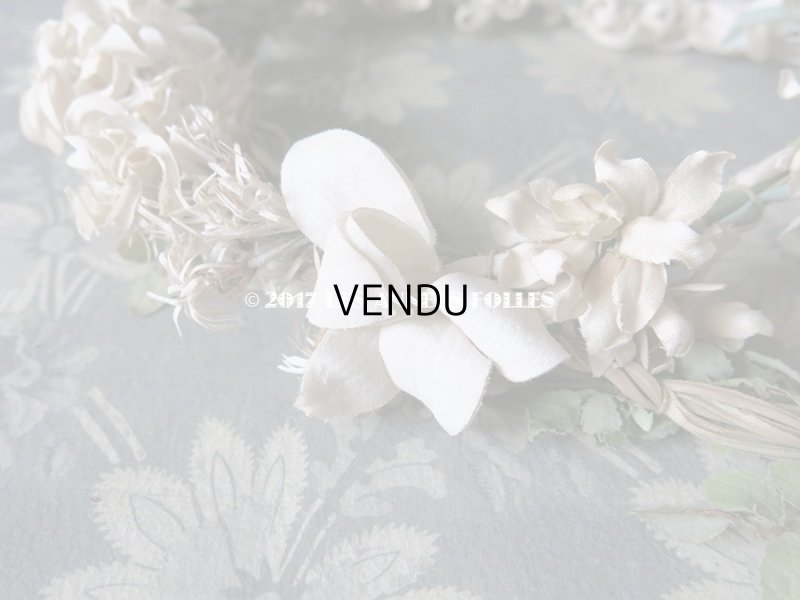 画像7: 19世紀 アンティーク ナポレオン3世時代 草花のヘッドリース　ウェディング 　結婚式 ティアラ