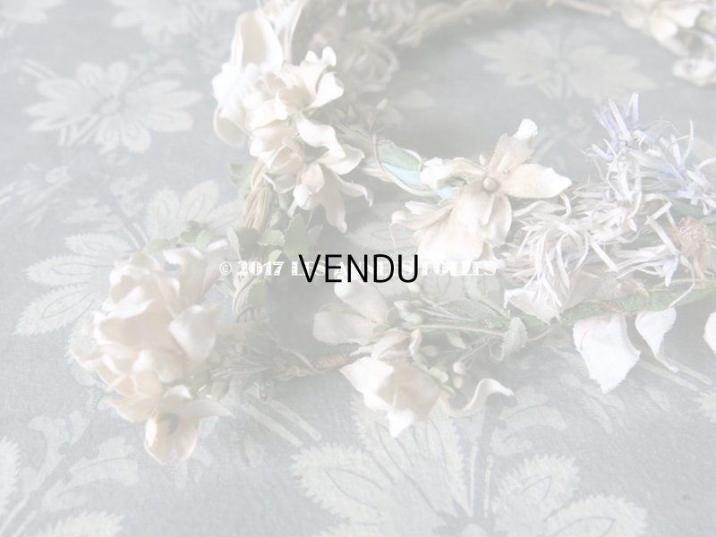 画像6: 19世紀 アンティーク ナポレオン3世時代 草花のヘッドリース　ウェディング 　結婚式 ティアラ