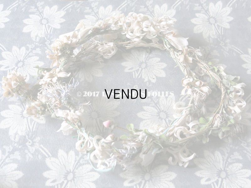 画像3: 19世紀 アンティーク ナポレオン3世時代 草花のヘッドリース　ウェディング 　結婚式 ティアラ