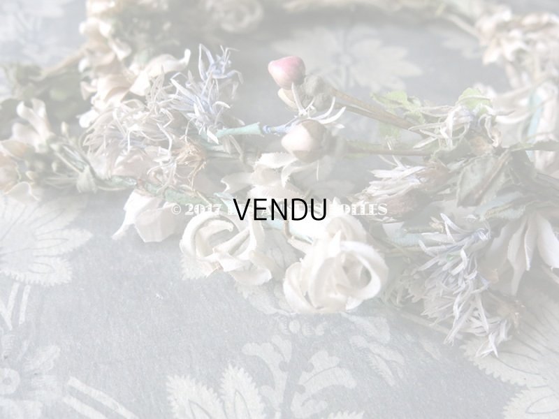 画像5: 19世紀 アンティーク ナポレオン3世時代 草花のヘッドリース　ウェディング 　結婚式 ティアラ