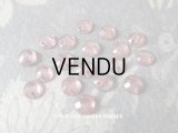 19世紀末 アンティーク ラインストーン 18粒 ピンク 5.5mm 