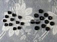 画像5: アンティーク ドール用 極小 5.5mm ガラスボタン 黒  12ピース (5)
