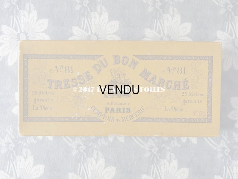 画像3: 1900年代 アンティーク  ボンマルシェ 糸箱 TRESSE DU BON MARCHE - AU BON MARCHE -