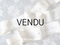 1846年 アンティーク  シルク製リボン　コミュ二オン