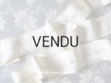 1846年 アンティーク  シルク製リボン　コミュ二オン