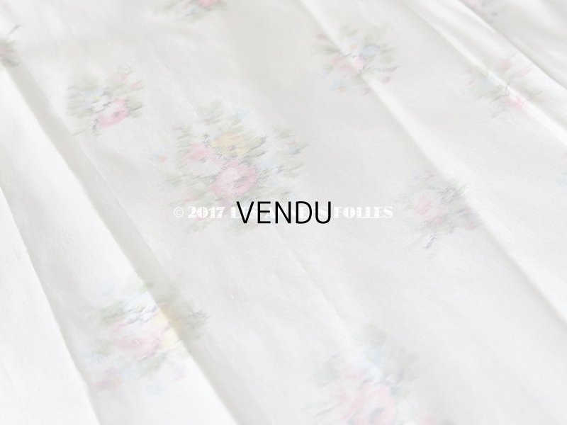 画像5: 19世紀 アンティーク シルク製  ぼかし織り 花模様 幅広リボン 1.15m