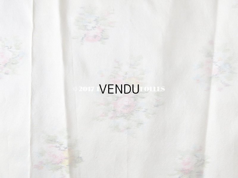 画像3: 19世紀 アンティーク シルク製  ぼかし織り 花模様 幅広リボン 1.15m