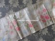 画像2: 19世紀 アンティーク シルク製  ぼかし織り 花模様 幅広リボン 1.75m (2)