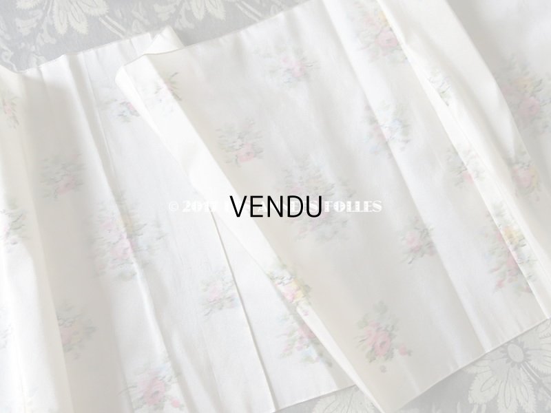 画像7: 19世紀 アンティーク シルク製  ぼかし織り 花模様 幅広リボン 1.15m