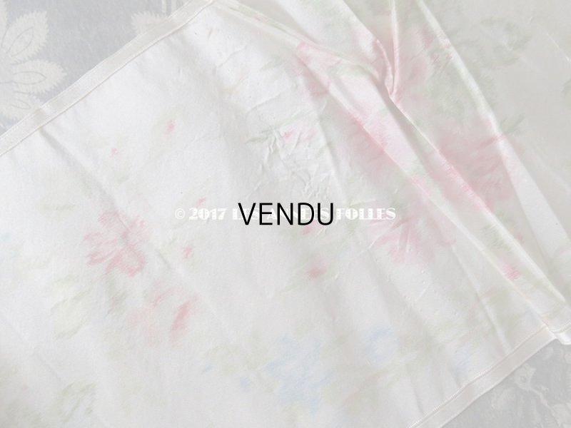 画像6: 19世紀 アンティーク シルク製  ぼかし織り 花模様 幅広リボン 1.75m