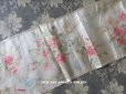 画像1: 19世紀 アンティーク シルク製  ぼかし織り 花模様 幅広リボン 1.75m (1)