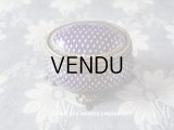 19世紀 アンティーク ジュエリーボックス 青紫のエナメル