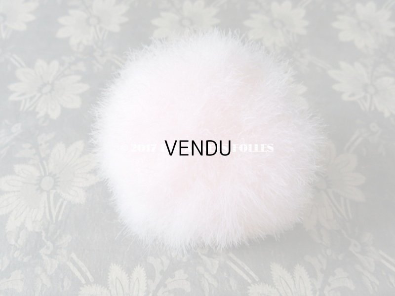 画像8: アンティーク パフ 白鳥の羽根 & BEBEのセラミック人形