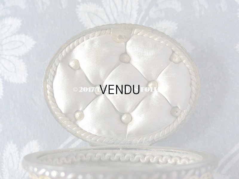 画像14: 19世紀 アンティーク ジュエリーボックス 青紫のエナメル