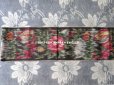 画像6: 19世紀 アンティーク シルク製  グログランリボン ぼかし織り 薔薇模様 0.45 & 0.43m