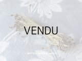 1900年代 アンティーク ペップ　ブラウン＆ワイン色  コサージュ用 花芯 