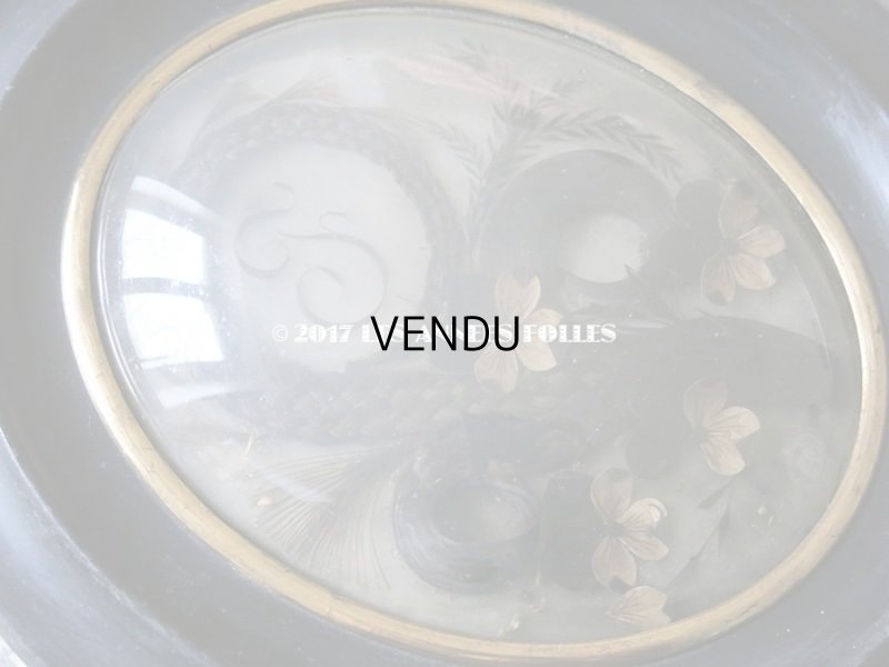 画像7: 19世紀 アンティーク ルリケール 聖遺物のガラスドーム 木製フレーム