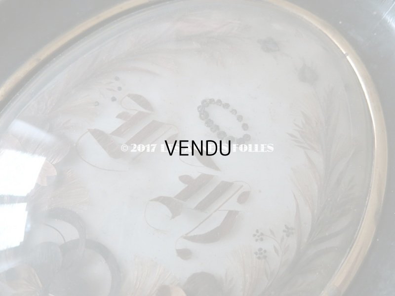 画像5: 19世紀 アンティーク ルリケール 聖遺物のガラスドーム 木製フレーム