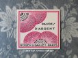画像1: アンティーク 芥子の花のパフュームカード PAVOT D'ARGENT - ROGER & GALLET - (1)