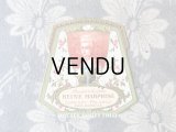 アンティーク パウダーボックスのラベル REINE MARPHISE POUDRE PARFUMEE - LORENZY-PALANCA PARIS -
