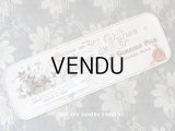 1900年代 アンティーク 菫 パウダーボックスのラベル　VIOLETTES DE PARME - JN.GIRAUD FILS -