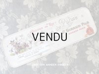 1900年代 アンティーク 菫 パウダーボックスのラベル　VIOLETTES DE PARME - JN.GIRAUD FILS -