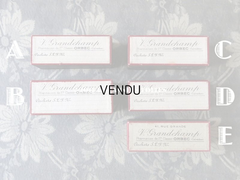 画像4: アンティーク ファーマシーボックス V.GRANDCHAMP