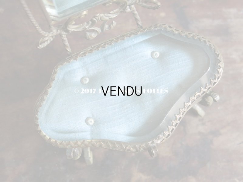 画像15: 19世紀末 アンティーク ドレッサー型 懐中時計用 ジュエリースタンド & ジェリーボックス