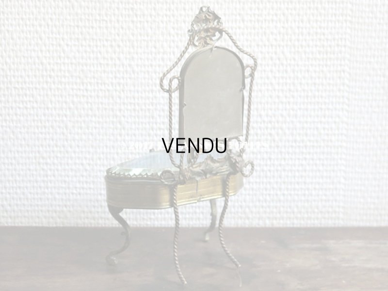 画像9: 19世紀末 アンティーク ドレッサー型 懐中時計用 ジュエリースタンド & ジェリーボックス