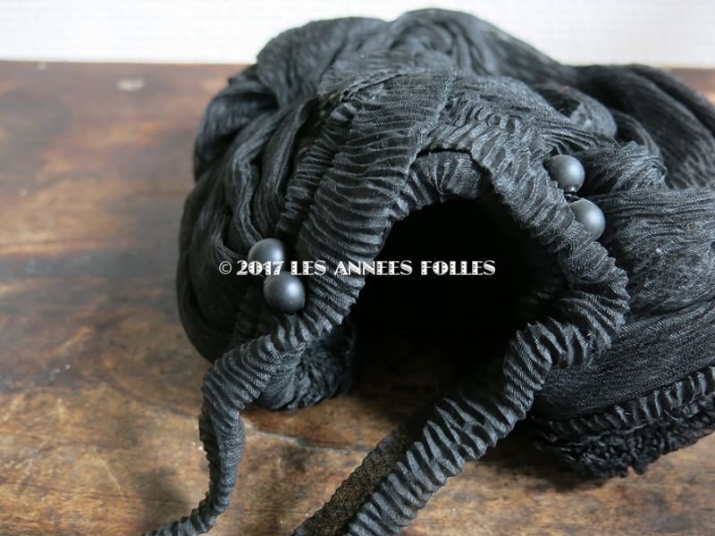 画像10: アンティーク ＊蚤の市＊ 1900年代  帽子 クレープ素材