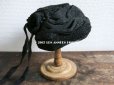 画像5: 1900年代 アンティーク 帽子 クレープ素材
