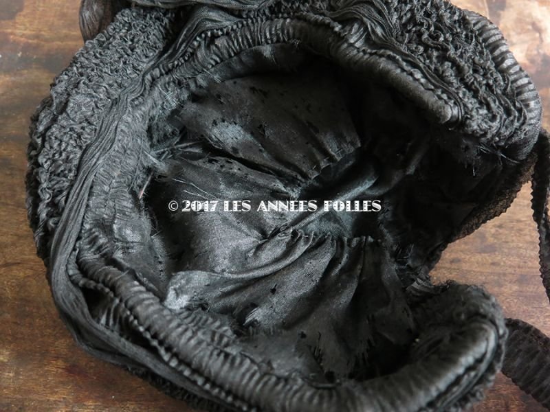 画像7: アンティーク ＊蚤の市＊ 1900年代  帽子 クレープ素材