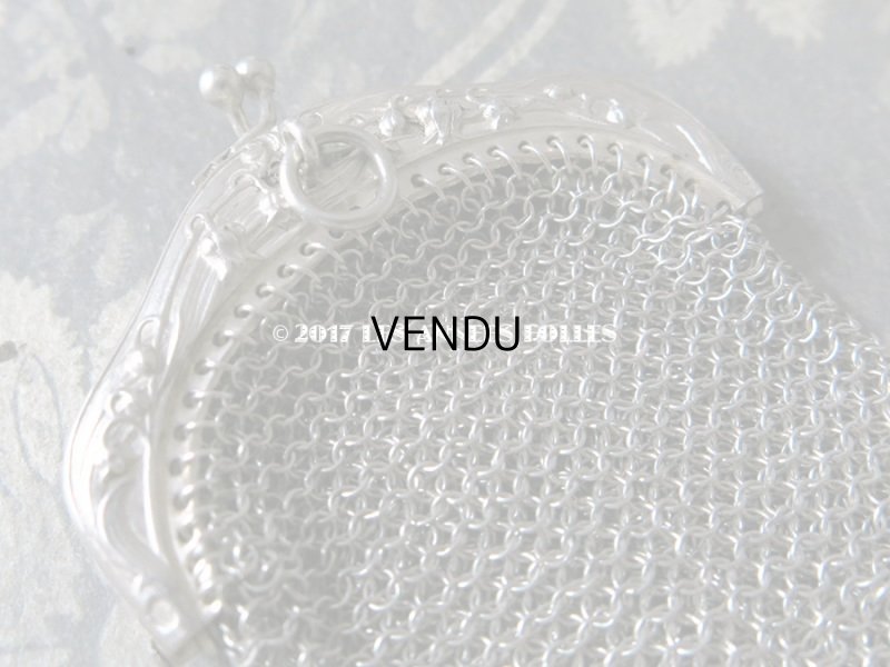 画像6: 1900年代 アンティーク シルバー製 鈴蘭 メタルメッシュのコインケース アールヌーヴォー