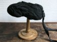 画像3: 1900年代 アンティーク 帽子 クレープ素材