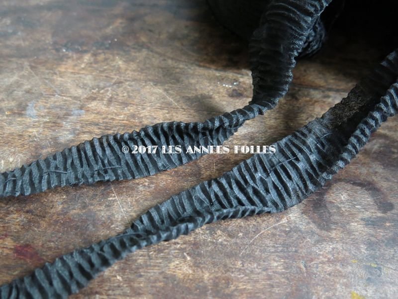 画像11: アンティーク ＊蚤の市＊ 1900年代  帽子 クレープ素材