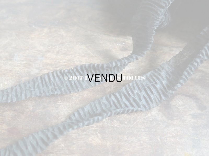 画像11: 1900年代 アンティーク 帽子 クレープ素材