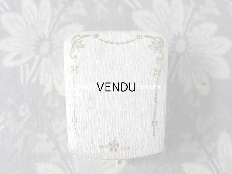 画像3: アンティーク ジュエリーボックス アールヌーヴォー オフホワイト