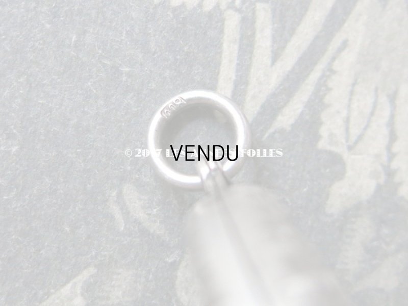 画像5: 1905年 アンティーク シャトレーヌ スライド式 ミラー 薔薇　シルバー製 