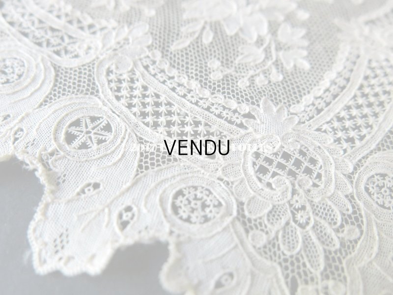 画像7: 19世紀末 アンティーク ニードルレース ポワンドガーズ 『ポワン・ド・ガーズ』