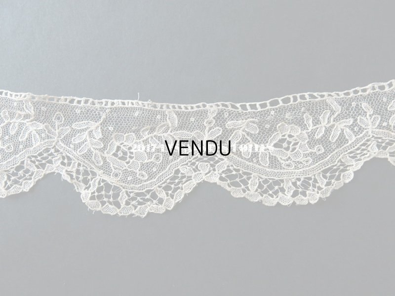 画像6: 19世紀末 アンティーク 薔薇のニードルレース ポワンドガーズ 『ポワン・ド・ガーズ』 46cm