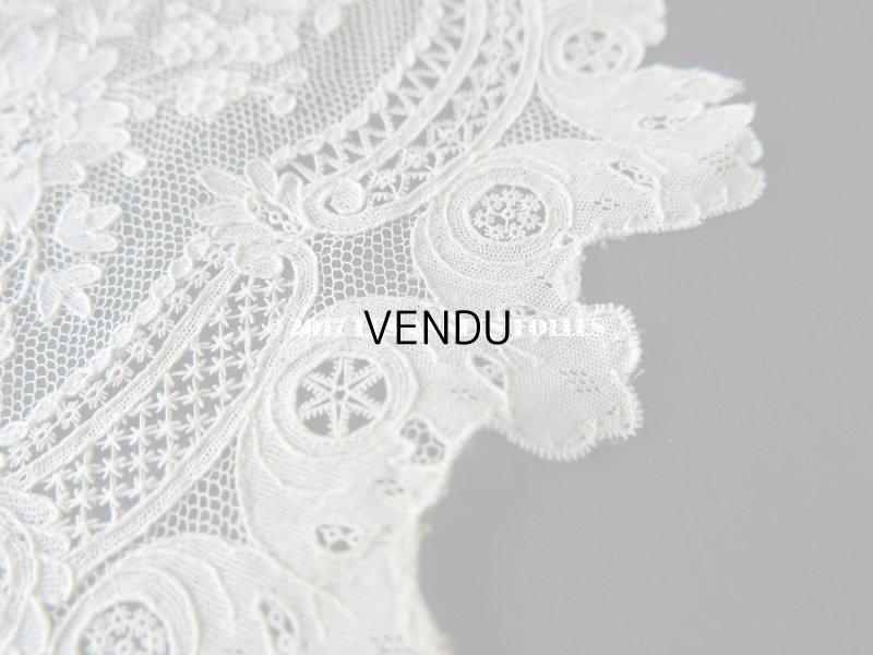画像9: 19世紀末 アンティーク ニードルレース ポワンドガーズ 『ポワン・ド・ガーズ』