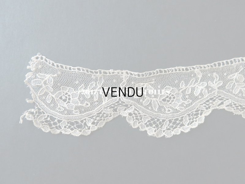 画像3: 19世紀末 アンティーク 薔薇のニードルレース ポワンドガーズ 『ポワン・ド・ガーズ』 46cm