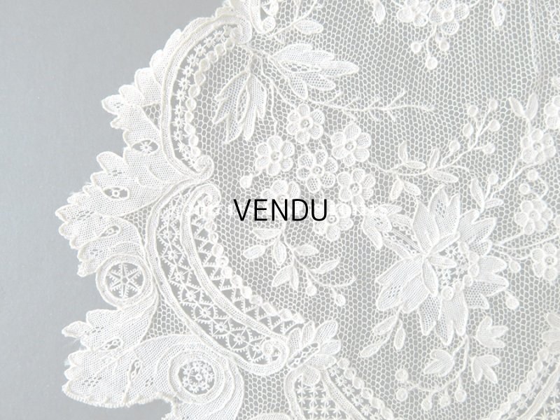 画像4: 19世紀末 アンティーク ニードルレース ポワンドガーズ 『ポワン・ド・ガーズ』