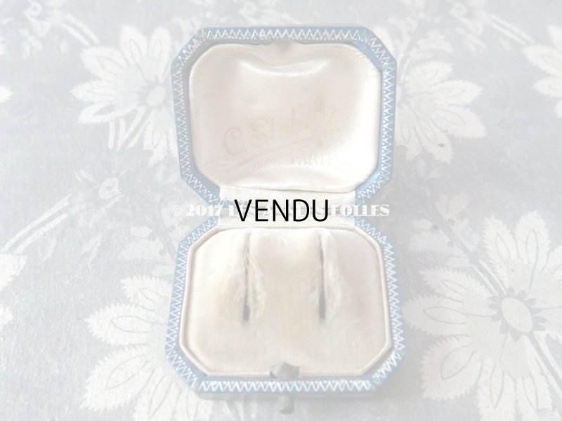 画像5: アンティーク ジュエリーボックス ブルー